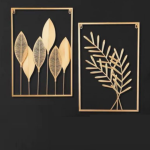 Set of Three Large Wall Art Hangings – Handmade 3D Textured Décor
